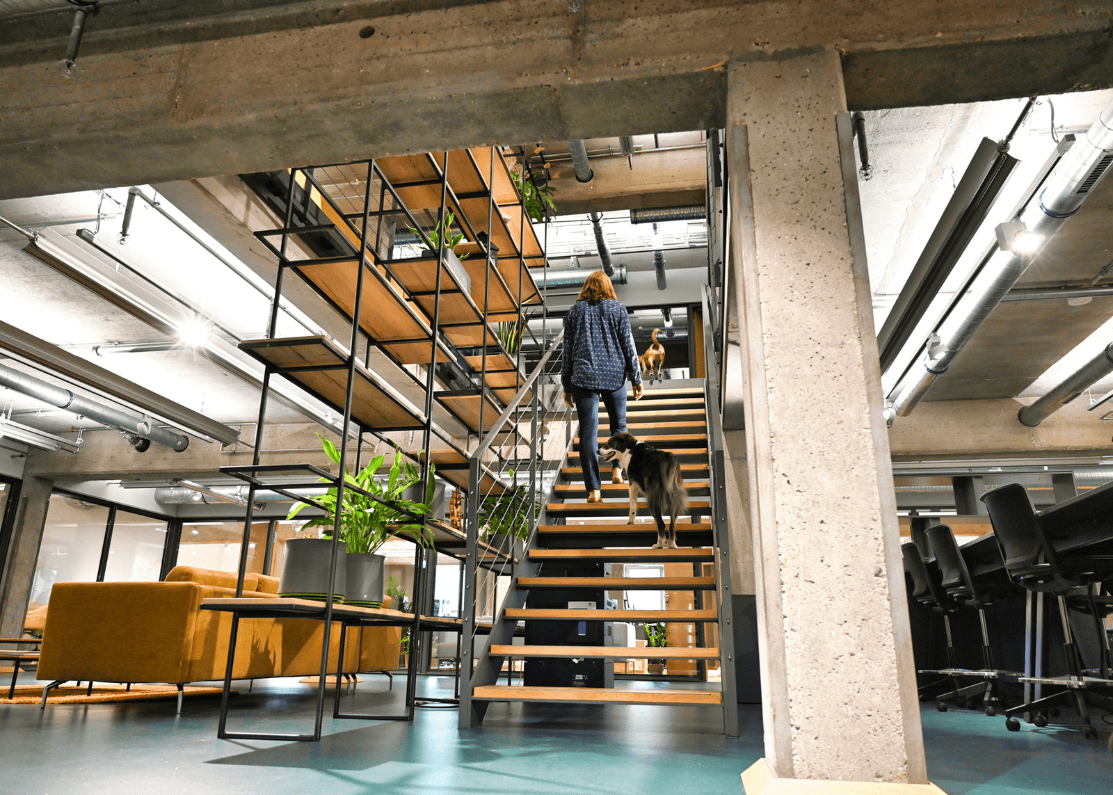 OFFICE.ONE Speicherstadt, Alter Speicher M27, 5. Boden, Treppe